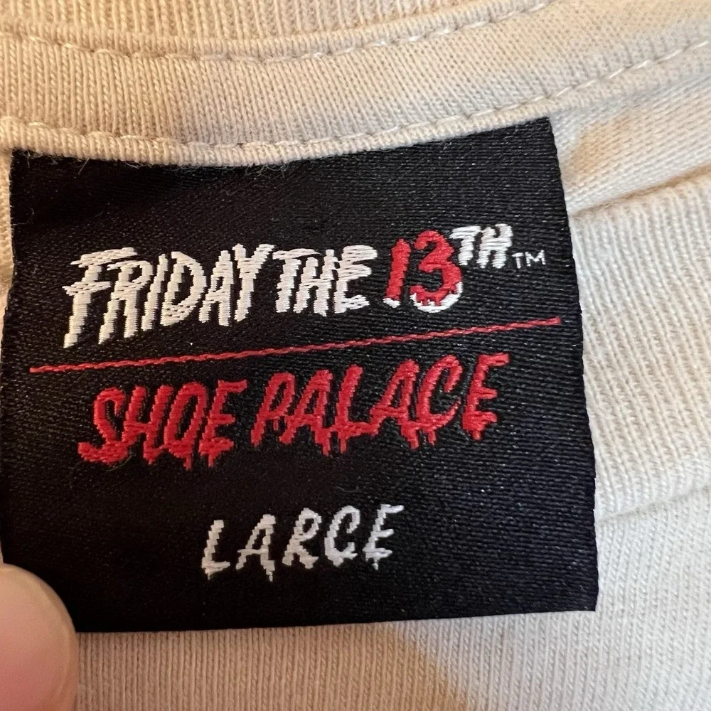 Friday The 13th Camp Crystal Lake‎ X Shoe Palace Size Large/ Beige Color